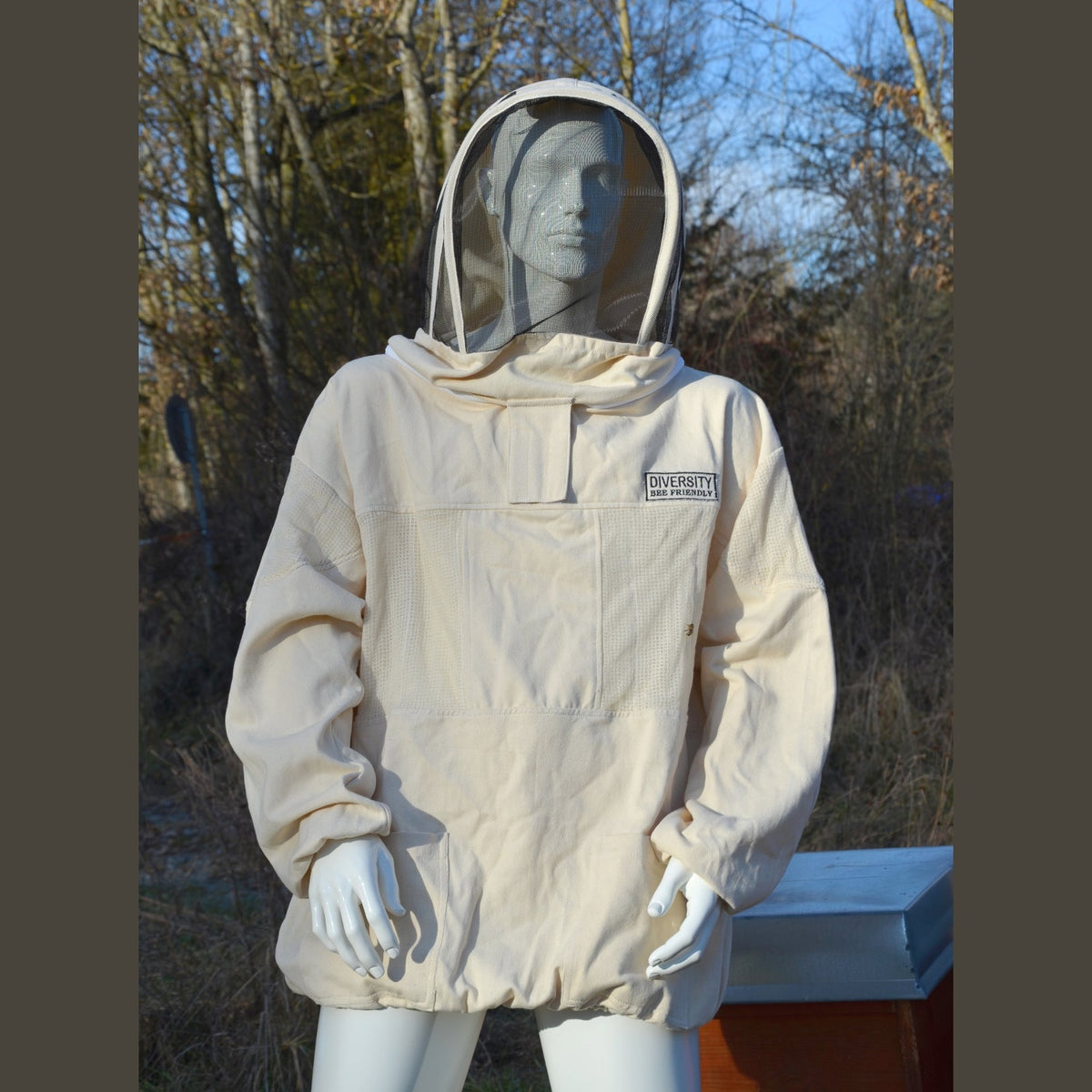 Imkerjacke mit Teil-Belüftung (Rund- und Fechtmaske)