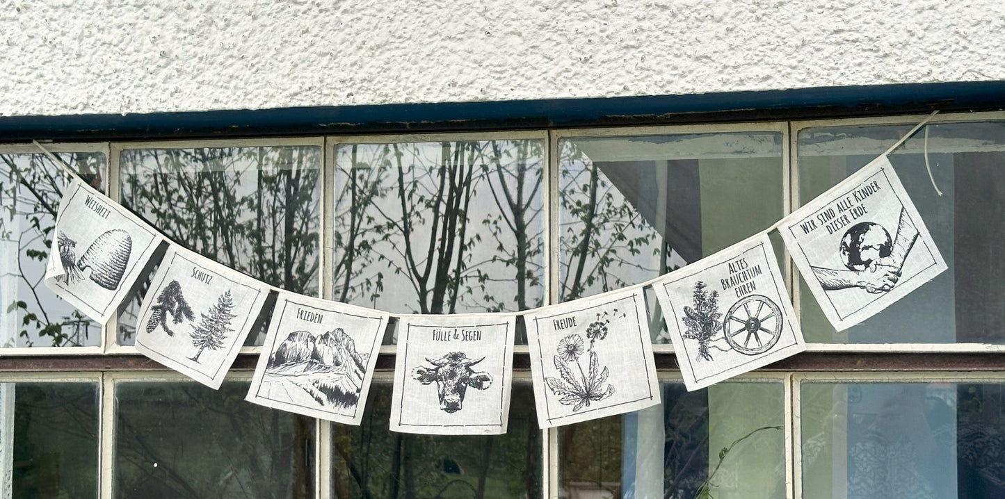 Allgäuer Gebetsfähnchen Größe S