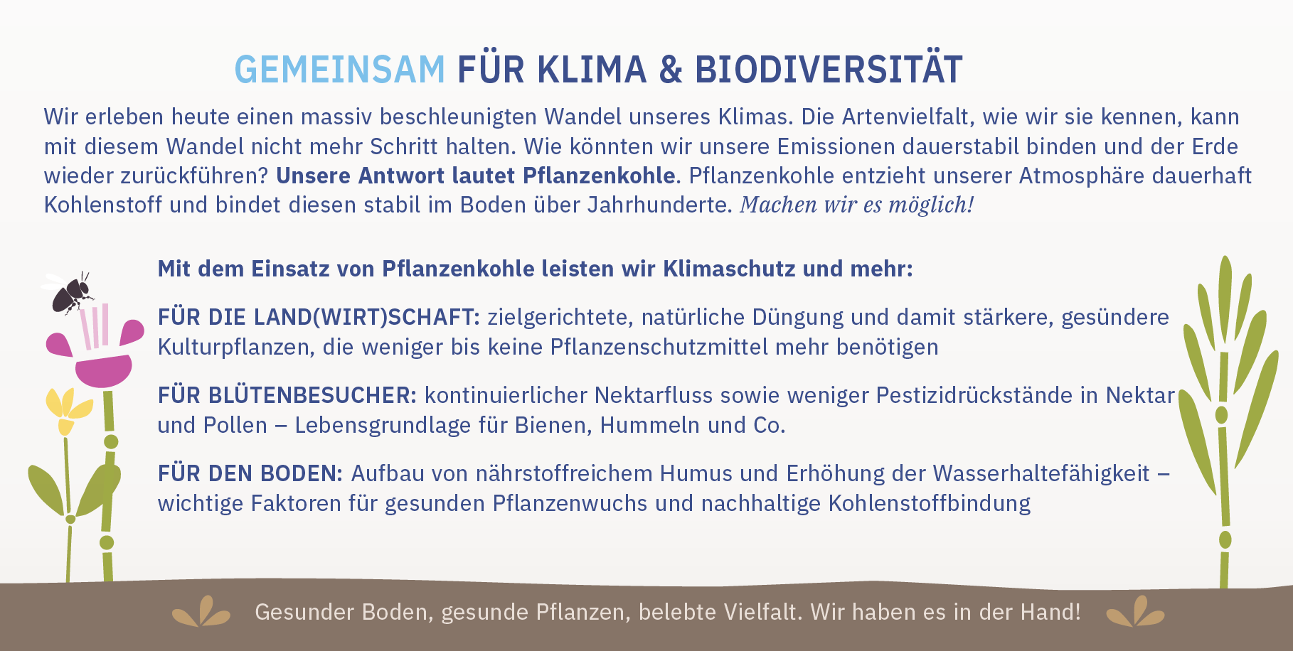 Flyer der Aktion "Klimapate werden"