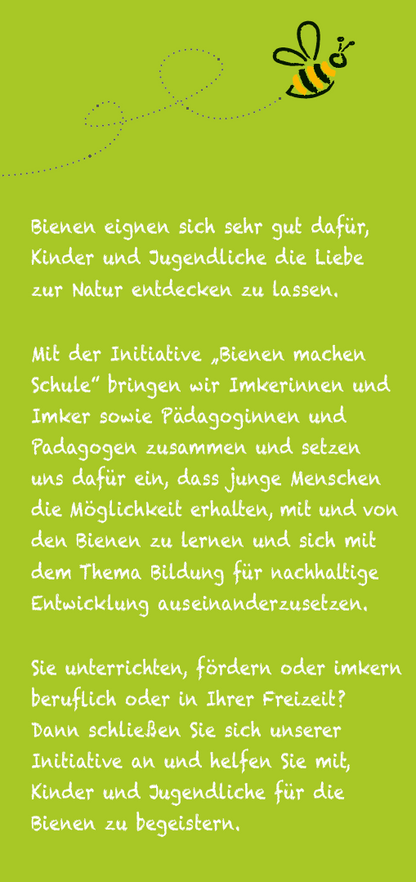 Flyer Initiative Bienen machen Schule