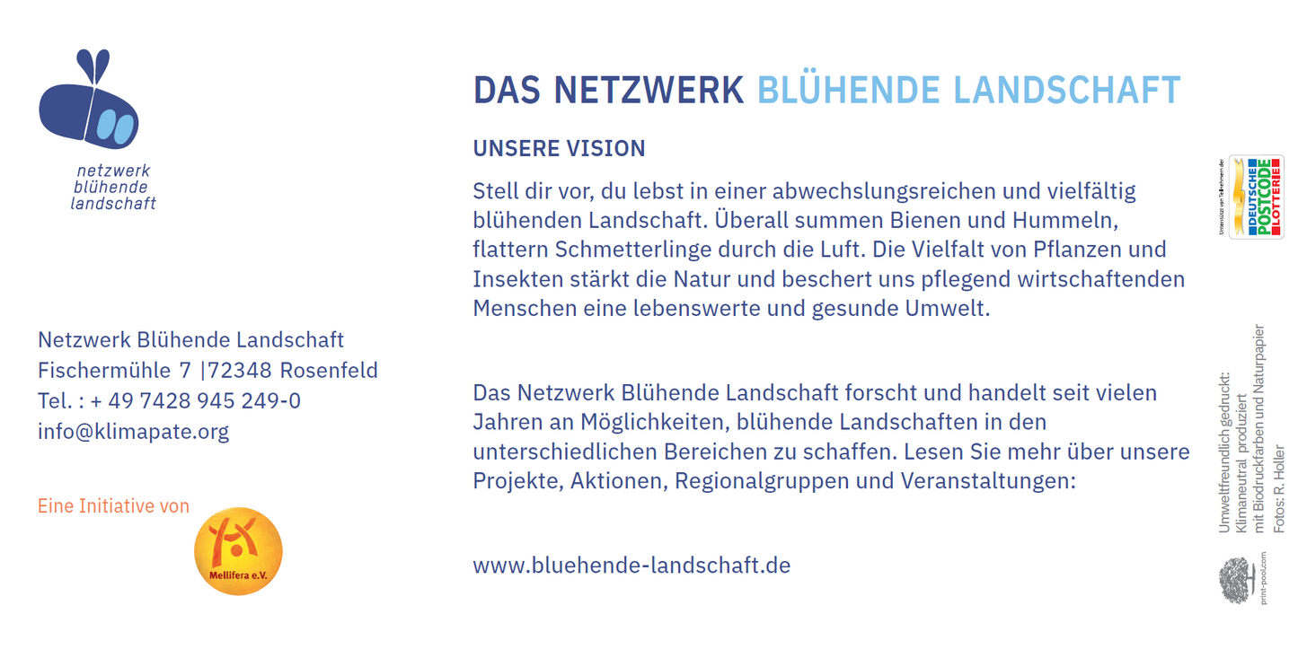 Flyer der Aktion "Klimapate werden"