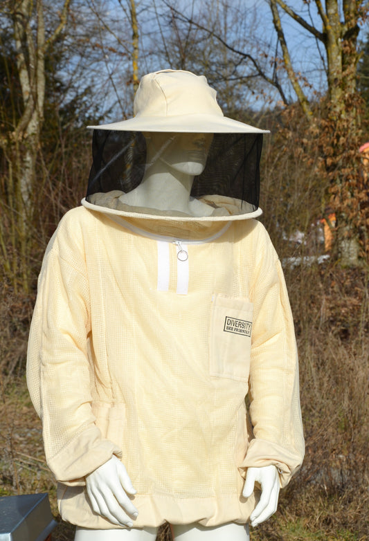 Imkerjacke mit rundum Belüftung (Rund- und Fechtmaske)